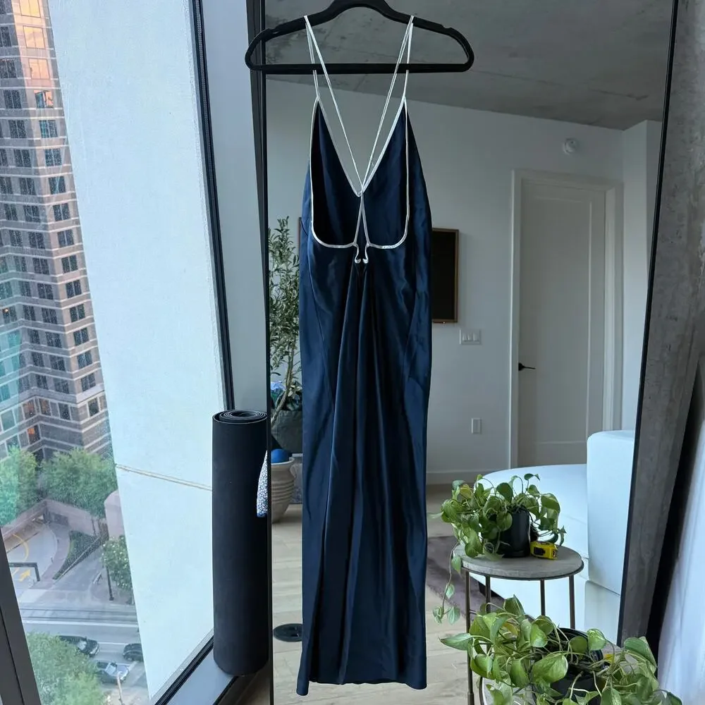 La Ligne Silk Slip Dress - Picture 3 of 6